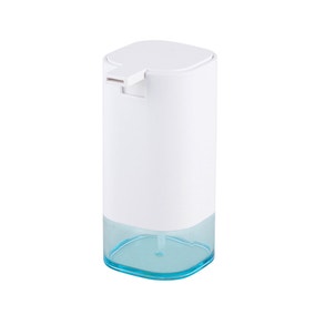 White Plastic Soap Dispenser