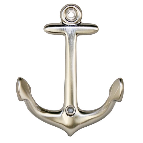 Nautical Anchor Hook Nickel
