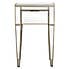Fitzgerald Mirrored Nightstand Clear