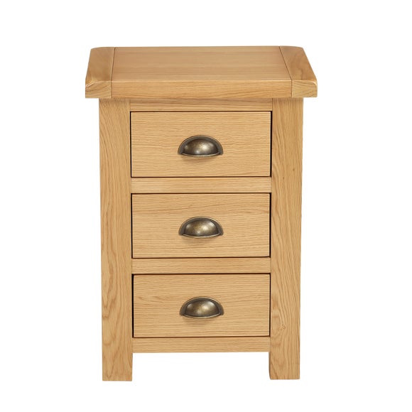 dunelm oak side table