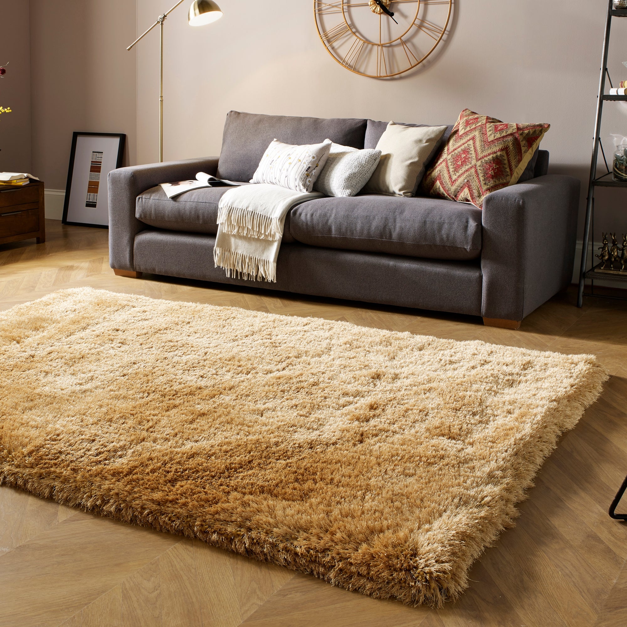 Jewel Shaggy Rug | Dunelm