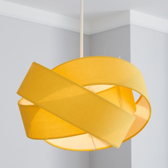 Dunelm cheap mustard lamp