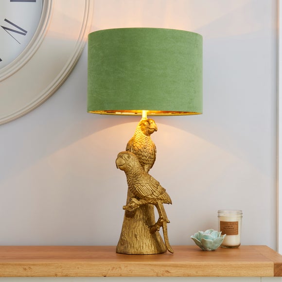 dunelm copper table lamp