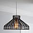 Forde Wire Black Easy Fit Pendant Black