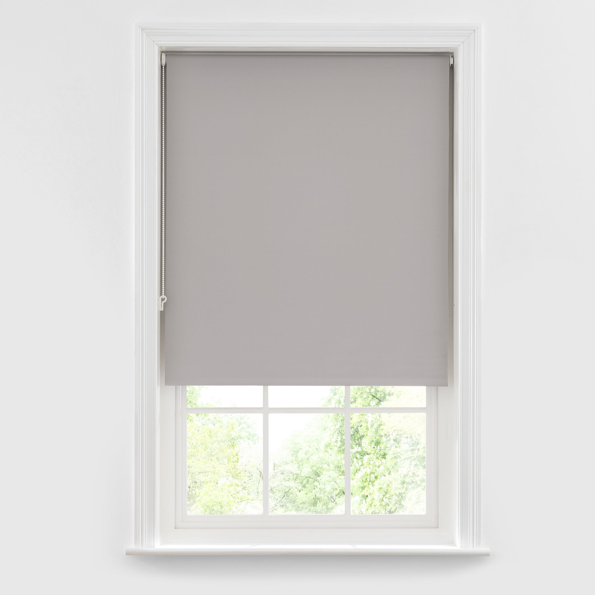 Silver Blackout Moisture Resistant Roller Blind | Dunelm