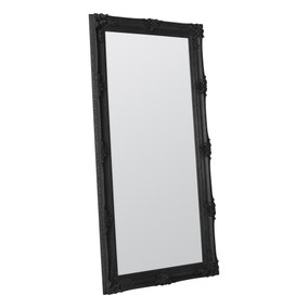 Abbey Black 165x80cm Leaner Mirror