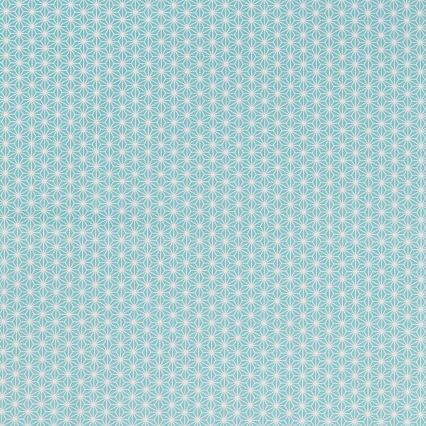 By the Metre Diamond Teal PVC Fabric image 1 of 5