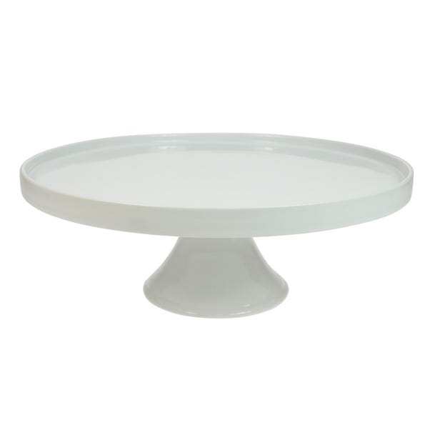 White 30cm Ceramic Cake Stand image 1 of 1