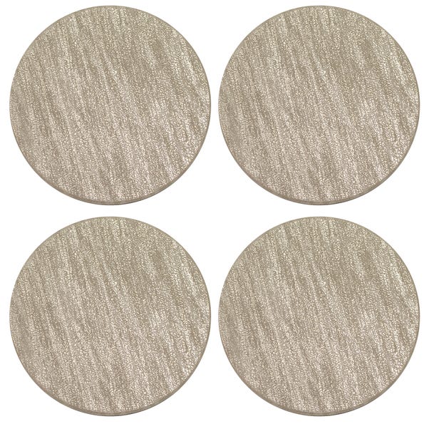 Set of 4 Campagne Faux Leather Coasters image 1 of 1