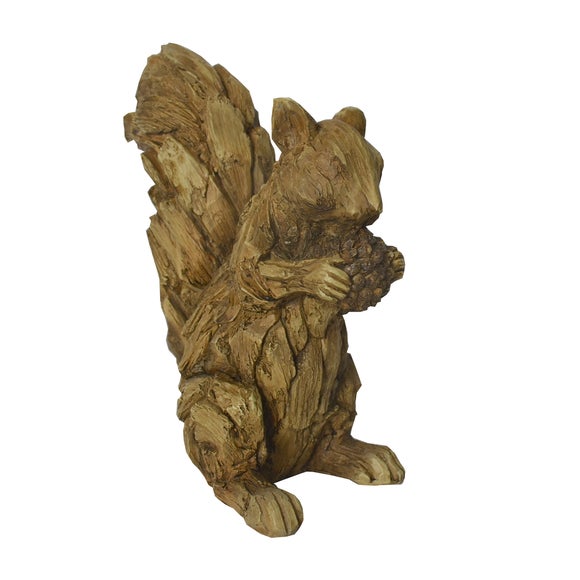 resin squirrel garden ornament