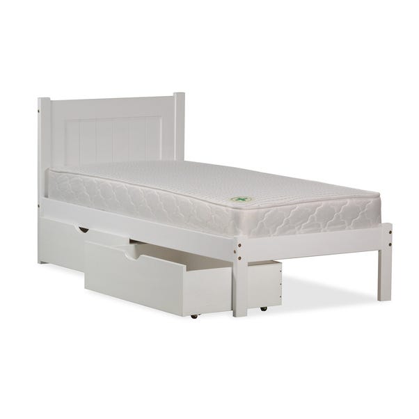 Clifton White Wooden Bed Frame White undefined