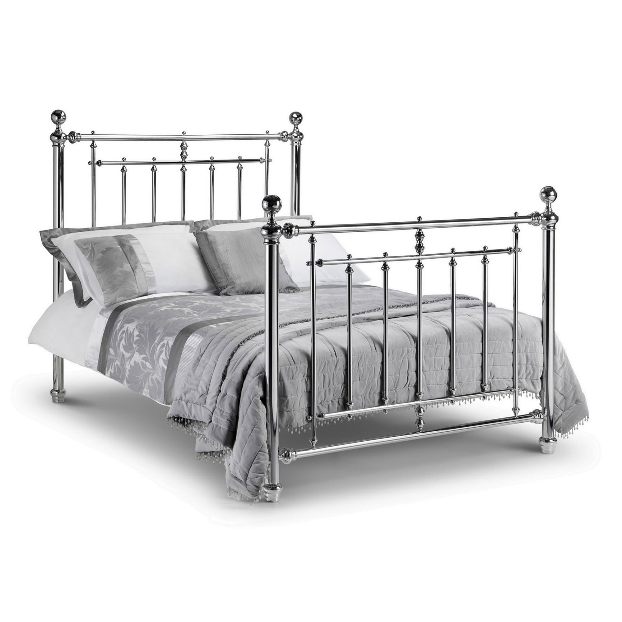 Empress Chrome Bed Frame Chrome