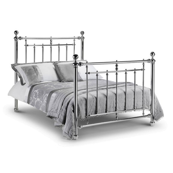 Chrome bed deals frame