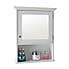 Mirrored Wall Cabinet White