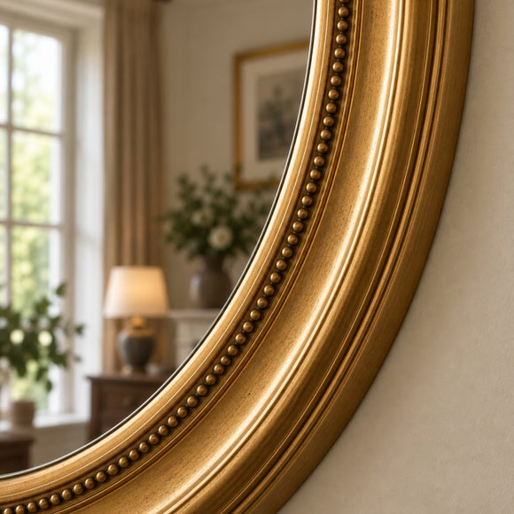 Photo 2 of Yearn Beaded Oval Wall Mirror