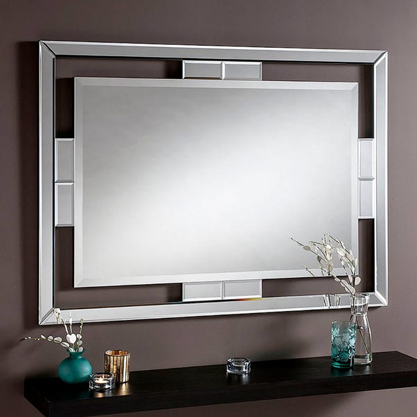 Yearn Bevelled Art Decor Rectangle Wall Mirror image 1 of 1