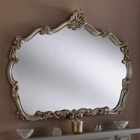 Yearn Ornate Mirror 122x81cm Silver