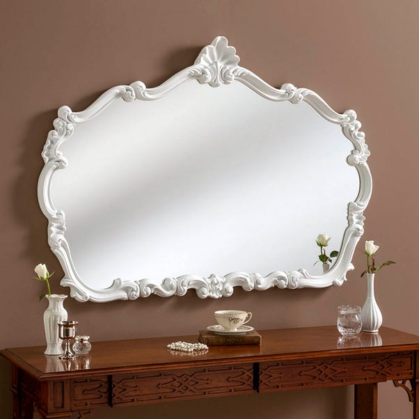 Yearn Decorative Arched Overmantel Wall Mirror image 1 of 1