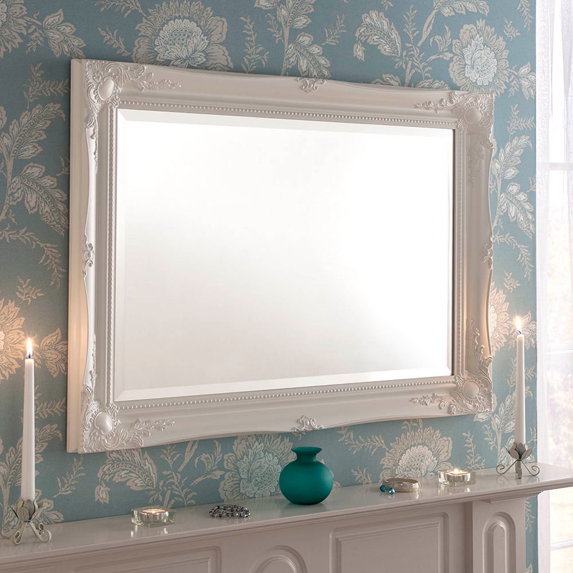 Yearn Baroque Mirror White