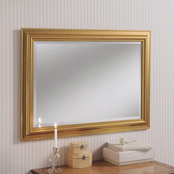 Gold framed online mirrors