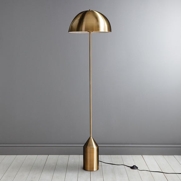 dunelm gold lamp