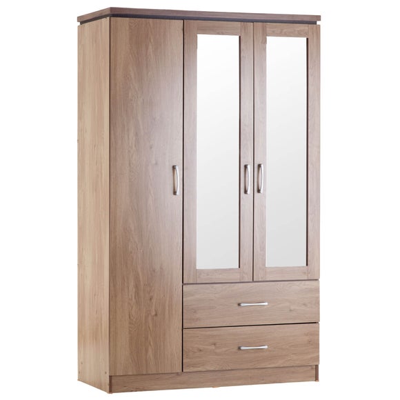 3 door wardrobe deals dunelm