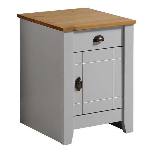 Seconique - Ludlow 1 Drawer & 1 Door Bedside Table thumbnail