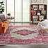 Ivory and Fuchsia Passion Rug  undefined