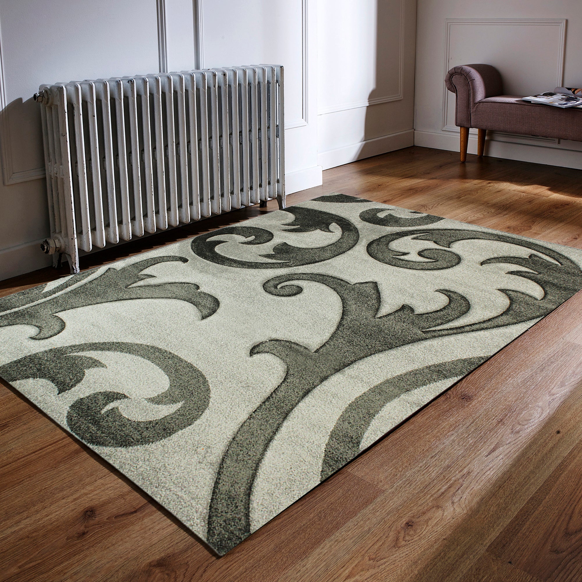 Elude Hand Carved Rug | Dunelm