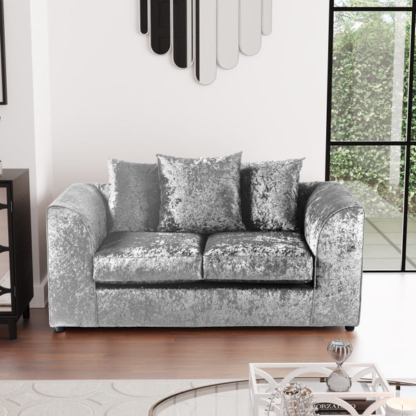 Blake Crushed Velvet 2 Seater Sofa Dunelm Blake Crushed Velvet 2 Seater Sofa Dunelm, How Long Is A 2 Seater Sofa