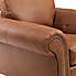 Oakland Soft Faux Leather Armchair Soft Faux Leather Chocolate