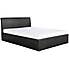 Ascot Faux Leather Ottoman Bed  undefined