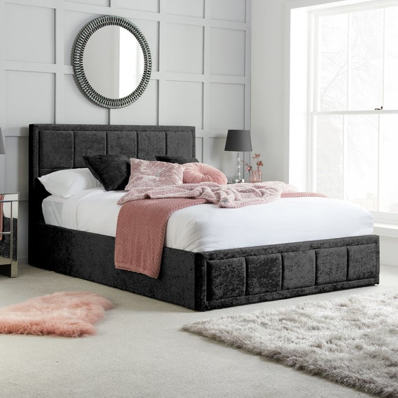 Hannover Crushed Velvet Ottoman Bed Frame