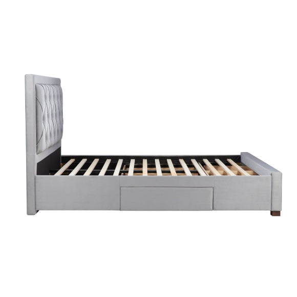 Woodbury Fabric Bed Frame Dunelm