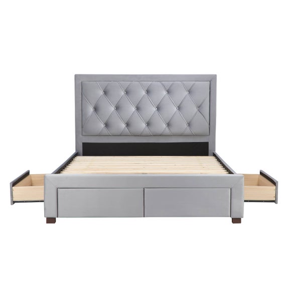 Woodbury Fabric Bed Frame Dunelm