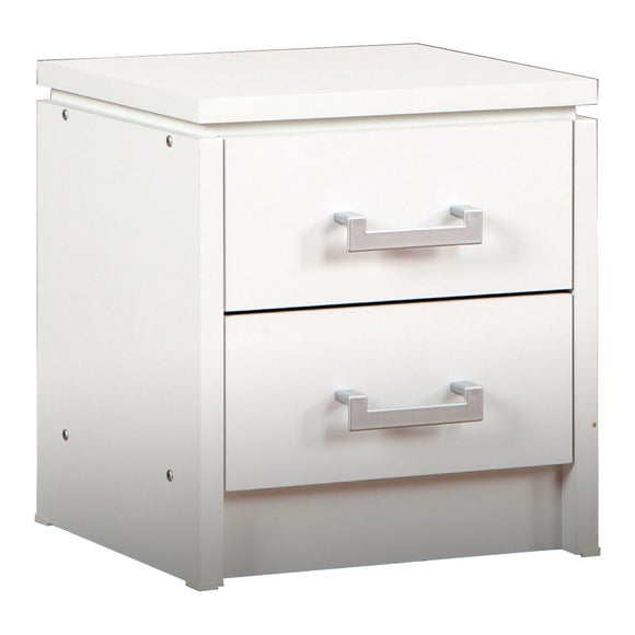 Charles 2 Drawer Bedside Dunelm