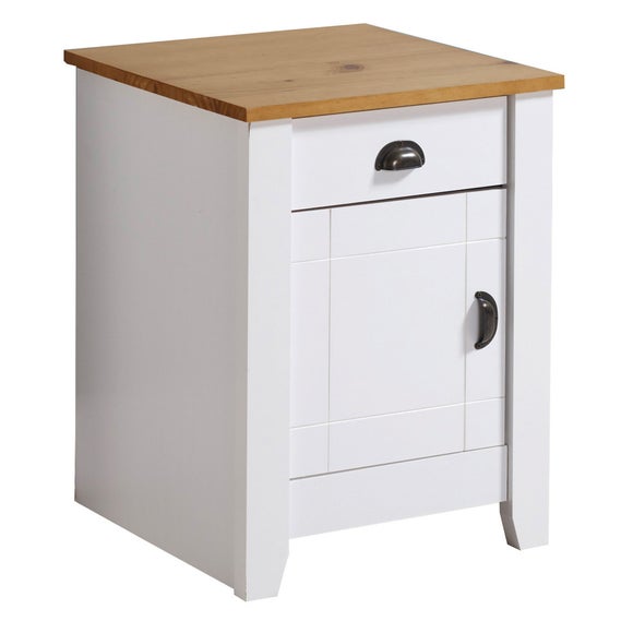 Seconique - Ludlow 1 Drawer & 1 Door Bedside Table thumbnail