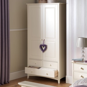 Cameo Double, 3 Drawer Wardrobe
