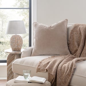 Clara Cotton Velvet Square Cushion