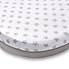 Pack of 2 Grey Star Jersey 100% Cotton Moses Basket Fitted Sheets Grey undefined