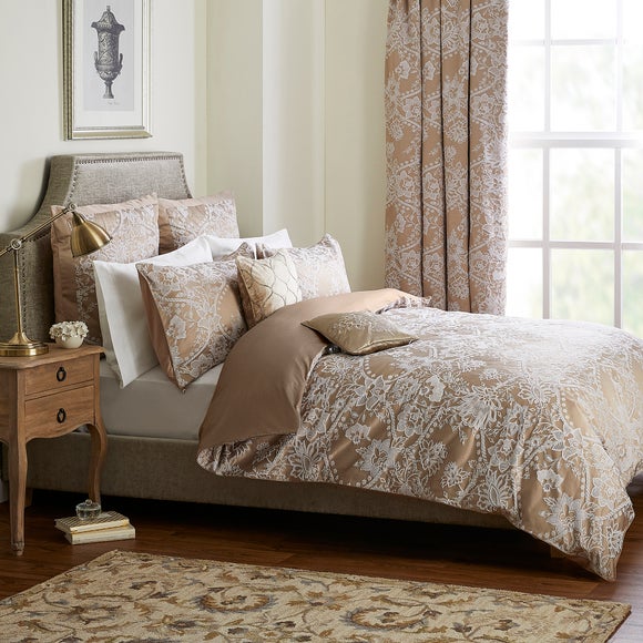 £35.00 for Dorma ottoman jacquard taupe duvet cover taupe dealdirect