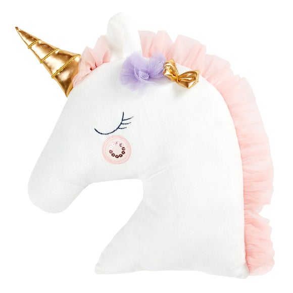 Unicorn head outlet cushion