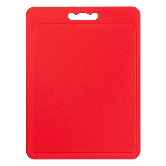 Red plastic on sale chopping board