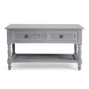 Lucy Cane Grey Coffee Table