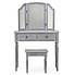 Lucy Cane Grey Dressing Table Set