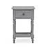 Lucy Cane Grey Nightstand