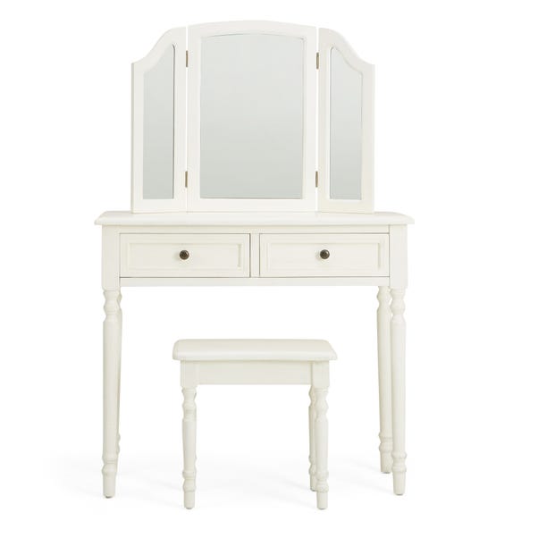 Lucy Cane 2 Drawer Dressing Table Set with Mirror image 1 of 1