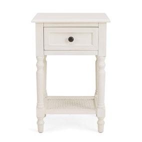 Lucy Cane Cream Nightstand