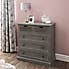 Lucy Cane Grey 5 Drawer Chest