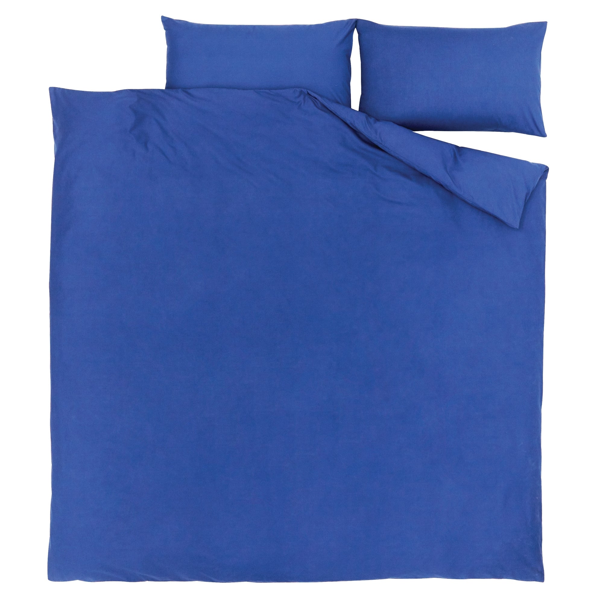 Non Iron Plain Dye Duvet Cover | Dunelm